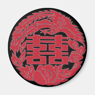 Doppeltes Glück Phoenix Magnet