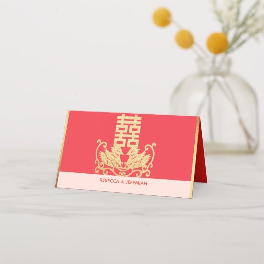 Doppeltes Glück Platzkarte (Rückseite)