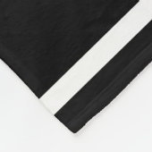 Doppeltes Glück/Schwarz - Grosses Fleece Blanket (Ecke)