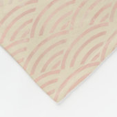 Doppeltes Glück-Symbol auf leichtem Fleecedecke (Ecke)