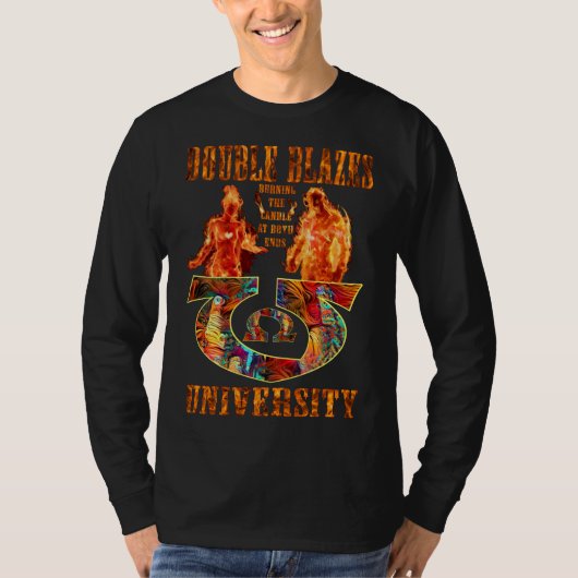 Doppeltes glüht Universität MMXIX T-Shirt (Vorderseite)