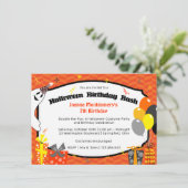 Doppeltes Halloween-Bash-Party Einladung (Stehend Vorderseite)