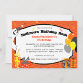 Doppeltes Halloween-Bash-Party Einladung (Vorderseite)