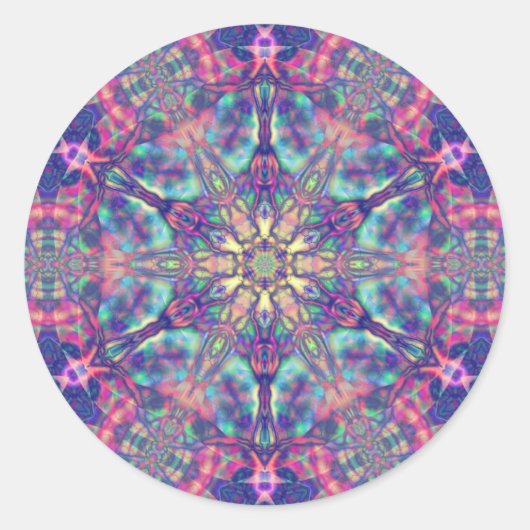 Doppeltes Hexagramm von Panspermia Stickers (Vorderseite)