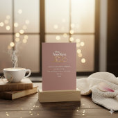 Doppeltes Jubiläum Frohes neues Jahr + Geburtstag Einladung