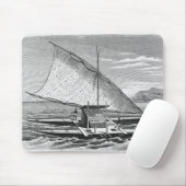 Doppeltes Kanu des Fijian von der Geschichte von Mousepad (Mit Mouse)