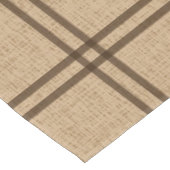 Doppeltes Kariertes Muster Tischdecke (Schrägansicht)