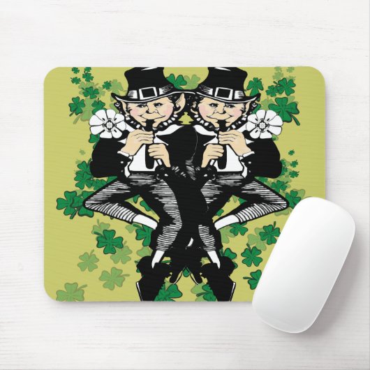 Doppeltes Leprechaun Mousepad (Mit Mouse)