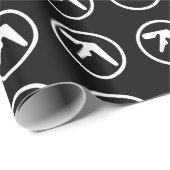 doppeltes Logoverpackungspapier Geschenkpapier (Rolleneckpunkt)