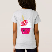 Doppeltes Mädchen-T-Shirt T-Shirt (Rückseite)