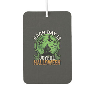 Doppeltes Mühsal Ärger Hexe Kürbis Halloween Spinn Autolufterfrischer