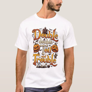 Doppeltes Mühsal Ärger Kürbisse Verzaubertes Schlo T-Shirt