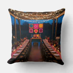 Doppeltes Muttertagskissen: Bohemische Dämmerung Kissen