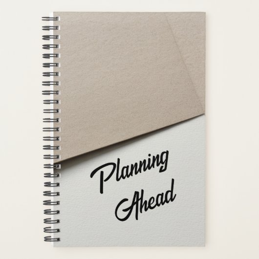 Doppeltes Papier - Moderne Covergestaltung Planer (Vorderseite)