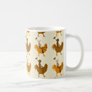 Doppeltes Pollo-Muster Kaffeetasse