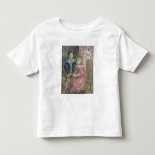 Doppeltes Porträt von Charley und von Jeannie Kleinkind T-shirt