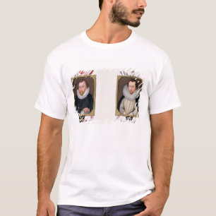 Doppeltes Porträt von Sir Francis Drake T-Shirt