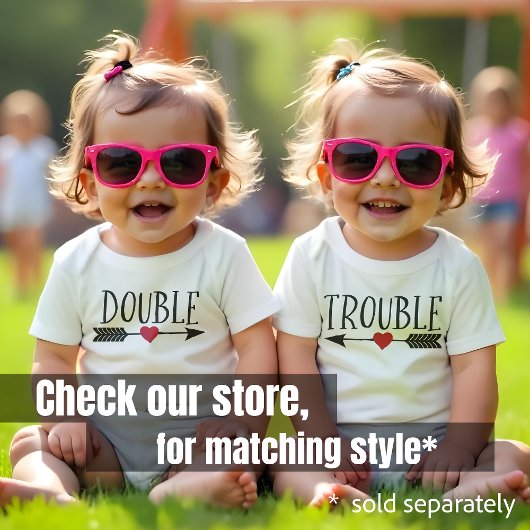 Doppeltes Problem Baby Strampler