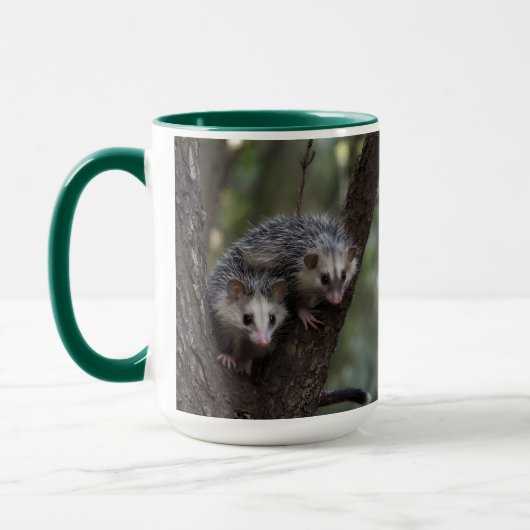 Doppeltes Problem in der Canopy: Zwei Possummen Tasse (Links)