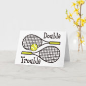 Doppeltes Problem Karte (Gelbe Blume)