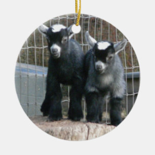 Doppeltes Problem Keramik Ornament