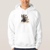 Doppeltes Problem-Kleid Yorkshires Terrier Hoodie (Vorderseite)