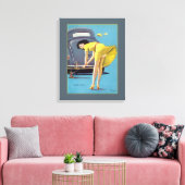 Doppeltes Problem Leinwanddruck (Insitu (Wohnzimmer))