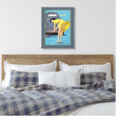 Doppeltes Problem Leinwanddruck (Insitu (Schlafzimmer))