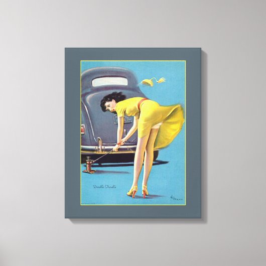 Doppeltes Problem Leinwanddruck (Vorderseite)