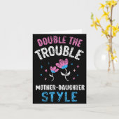 Doppeltes Problem Mutter-Tochter-Stil Mutter Karte (Gelbe Blume)