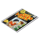 Doppeltes Problem - Retro-Comicen - Vintage Comic Notizblock (Linke Seite)