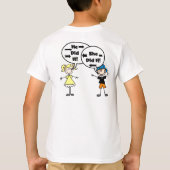 Doppeltes Problem scherzt T - Shirt (Rückseite)