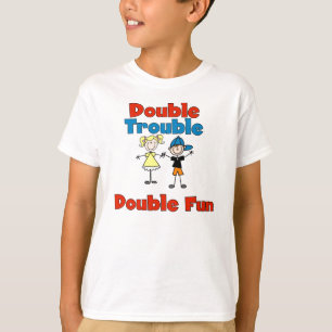 Doppeltes Problem scherzt T - Shirt