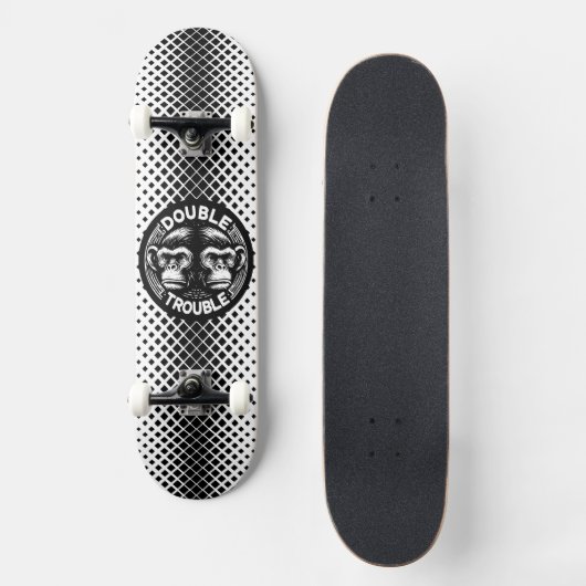 Doppeltes Problem Skateboard (Vorderseite)