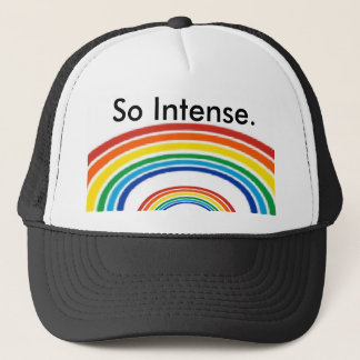 Doppeltes Rainbowall die WEISE! Truckerkappe