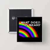 Doppeltes Regenbogen-Knopf-Abzeichen-Button-Video Button (Vorne & Hinten)