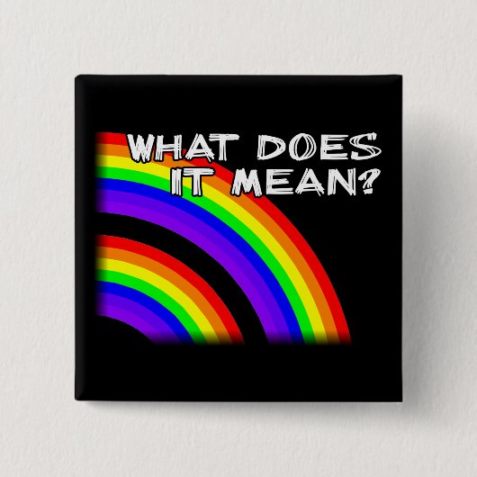 Doppeltes Regenbogen-Knopf-Abzeichen-Button-Video Button (Vorderseite)