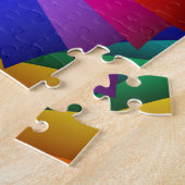 Doppeltes Regenbogen-Spiralen-Puzzlespiel Puzzle (Seite)