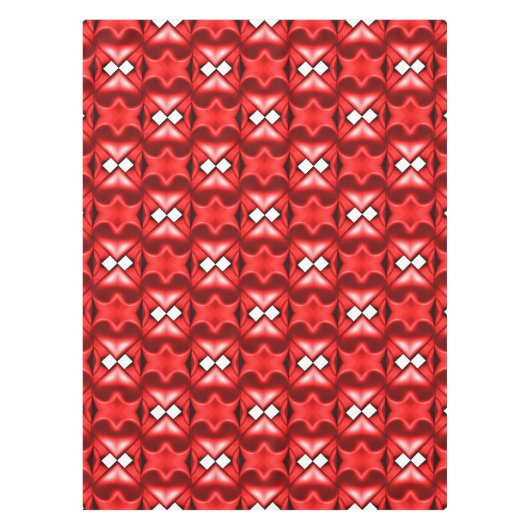 Doppeltes Rotes Herz Tischdecke (Vorderseite)