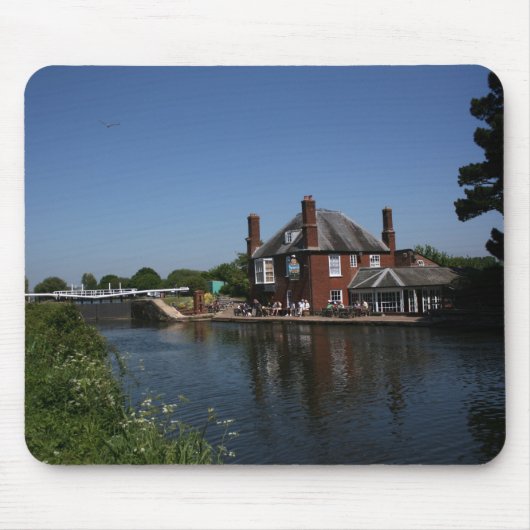 Doppeltes schließt Gasthaus, Exeter, Devon, Mousepad (Vorne)