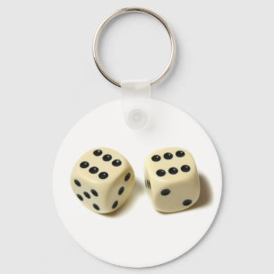 Doppeltes sechs schlüsselanhänger