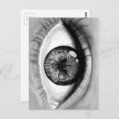 Doppeltes Sehen Postkarte (Vorne/Hinten)