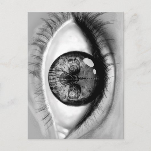 Doppeltes Sehen Postkarte (Vorderseite)