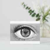 Doppeltes Sehen Postkarte (Stehend Vorderseite)