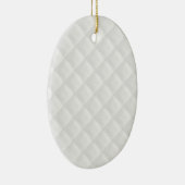 Doppeltes Seitenweiß gestepptes Leder Keramikornament (Rechts)