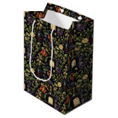 Doppeltes Set aus 3 Bogen Geschenkpapier Mittlere Geschenktüte (Vorderseite Schrägansicht)