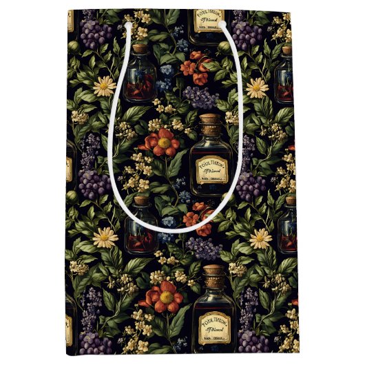 Doppeltes Set aus 3 Bogen Geschenkpapier Mittlere Geschenktüte (Vorderseite)