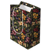 Doppeltes Set aus 3 Bogen Geschenkpapier Mittlere Geschenktüte (Rückseite Schrägansicht)
