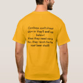 Doppeltes stechen Wurzel-Bier an T-Shirt (Rückseite)