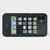 Doppeltes versah Fall mit Seiten Case-Mate iPhone Hülle (Rückseite (Horizontal))